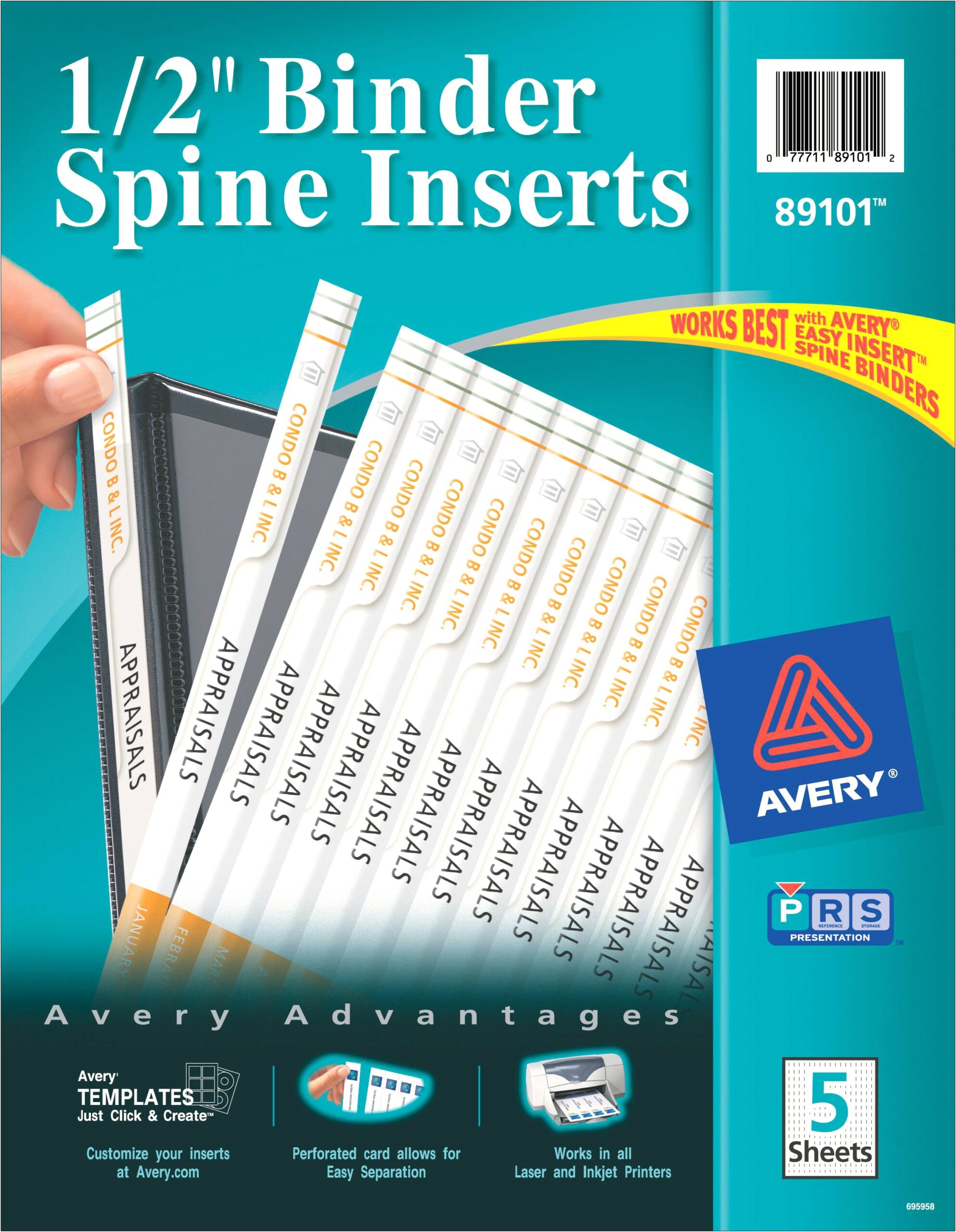 1 2 Inch Binder Spine Template Free