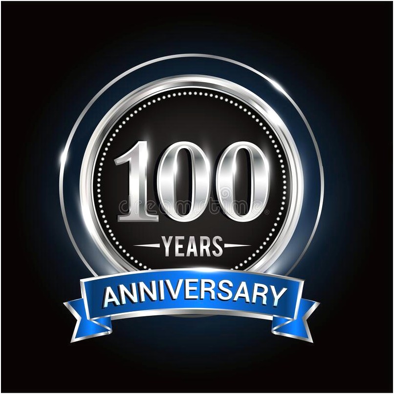 100 Year Birthday Tribute Invitation Free Template
