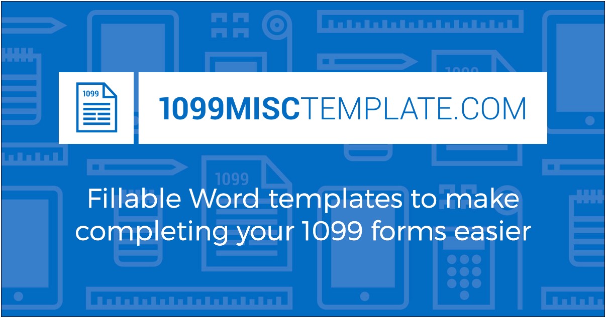 1099 Misc Template Word 2013 Fre