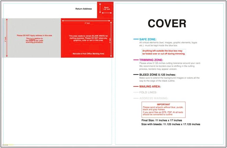 11x17 Half Fold Brochure Template Free