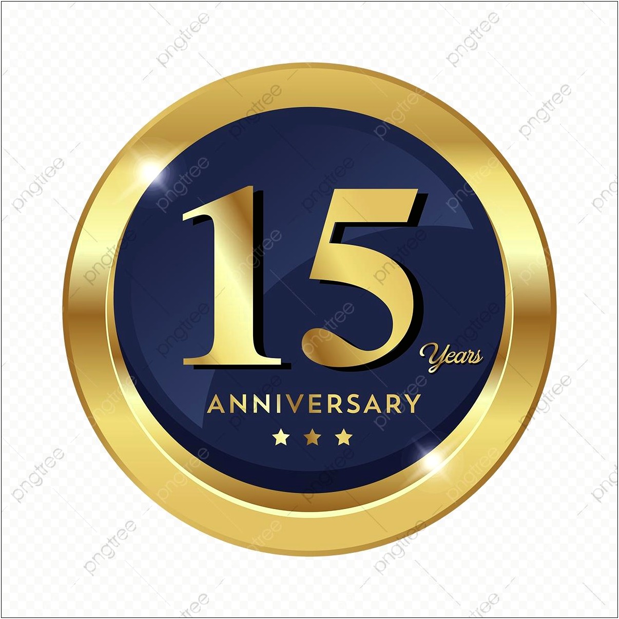 15th Anniversary Logo Adobe Illustrator Template Free