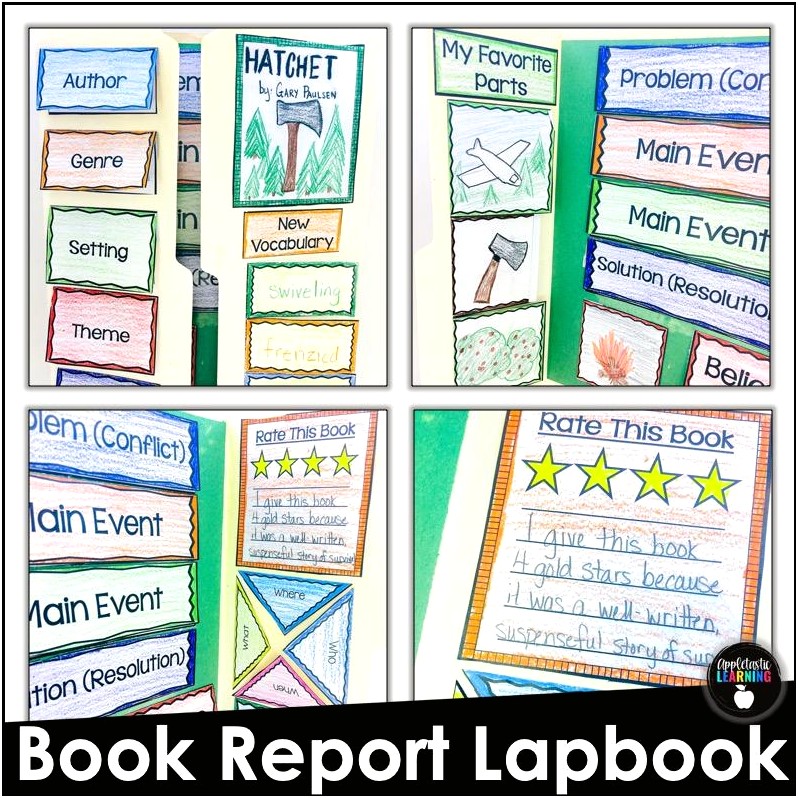 1st Grade Book Report Template Free
