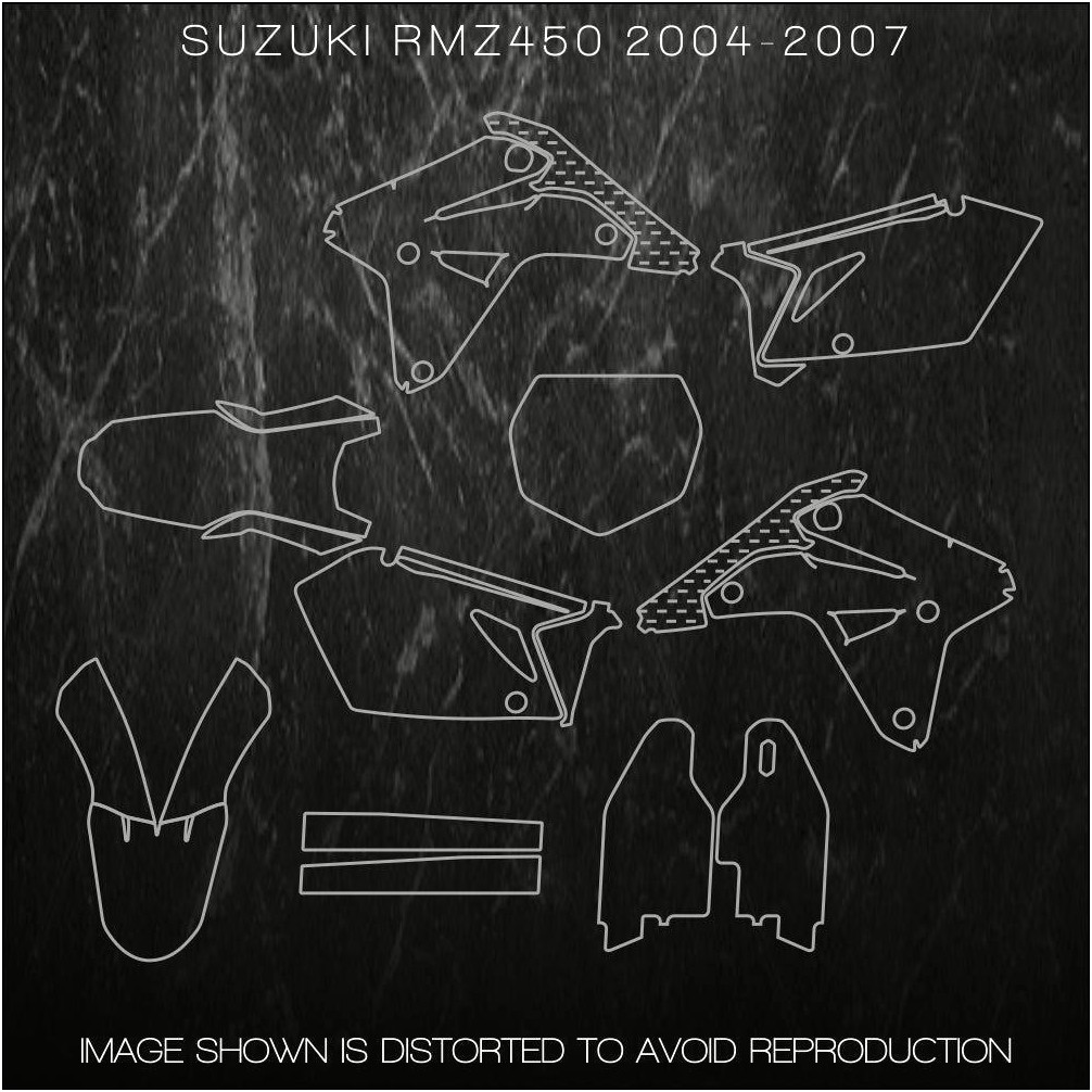 2005 Suzuki Rmz 250 Template Free