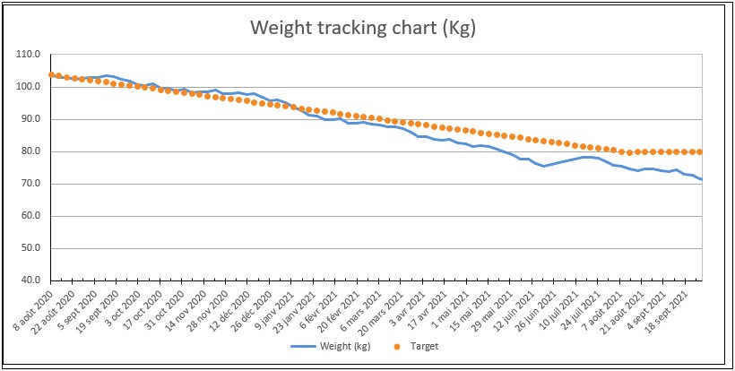 2020 Weight Loss Tracker Template Free