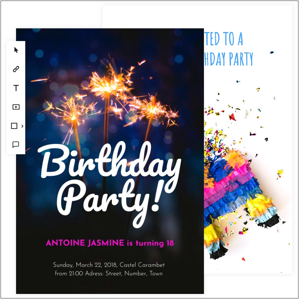 21st Birthday Invitation Templates Free Online