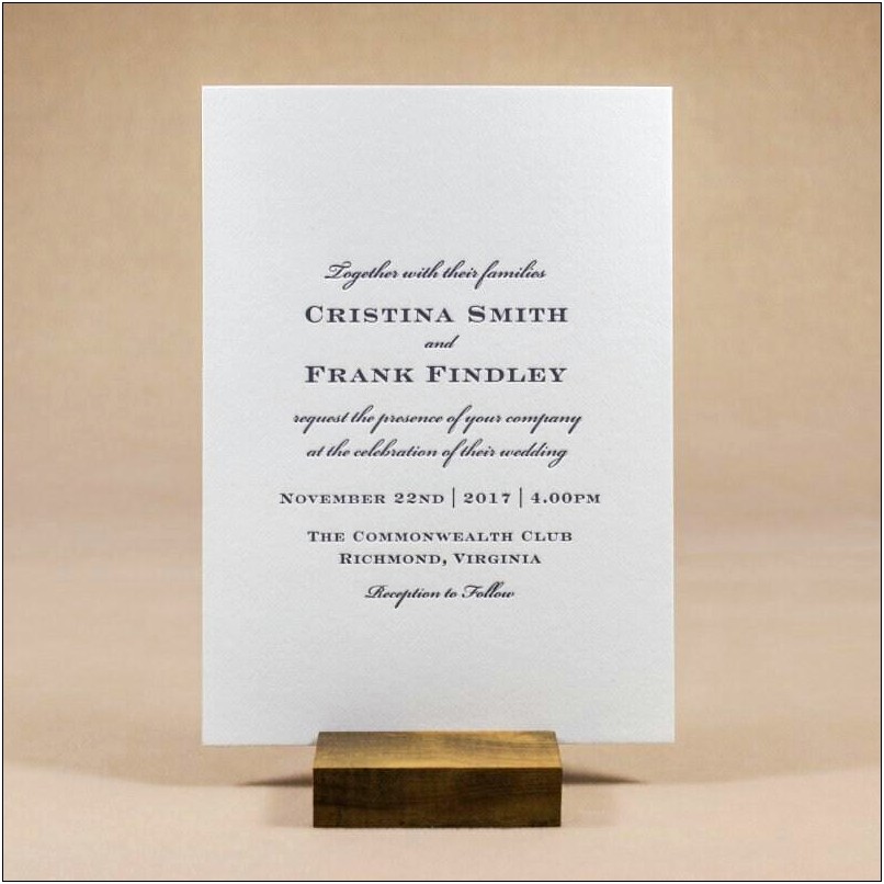 25ct Personalized Two Hearts Classic Wedding Invitations Black