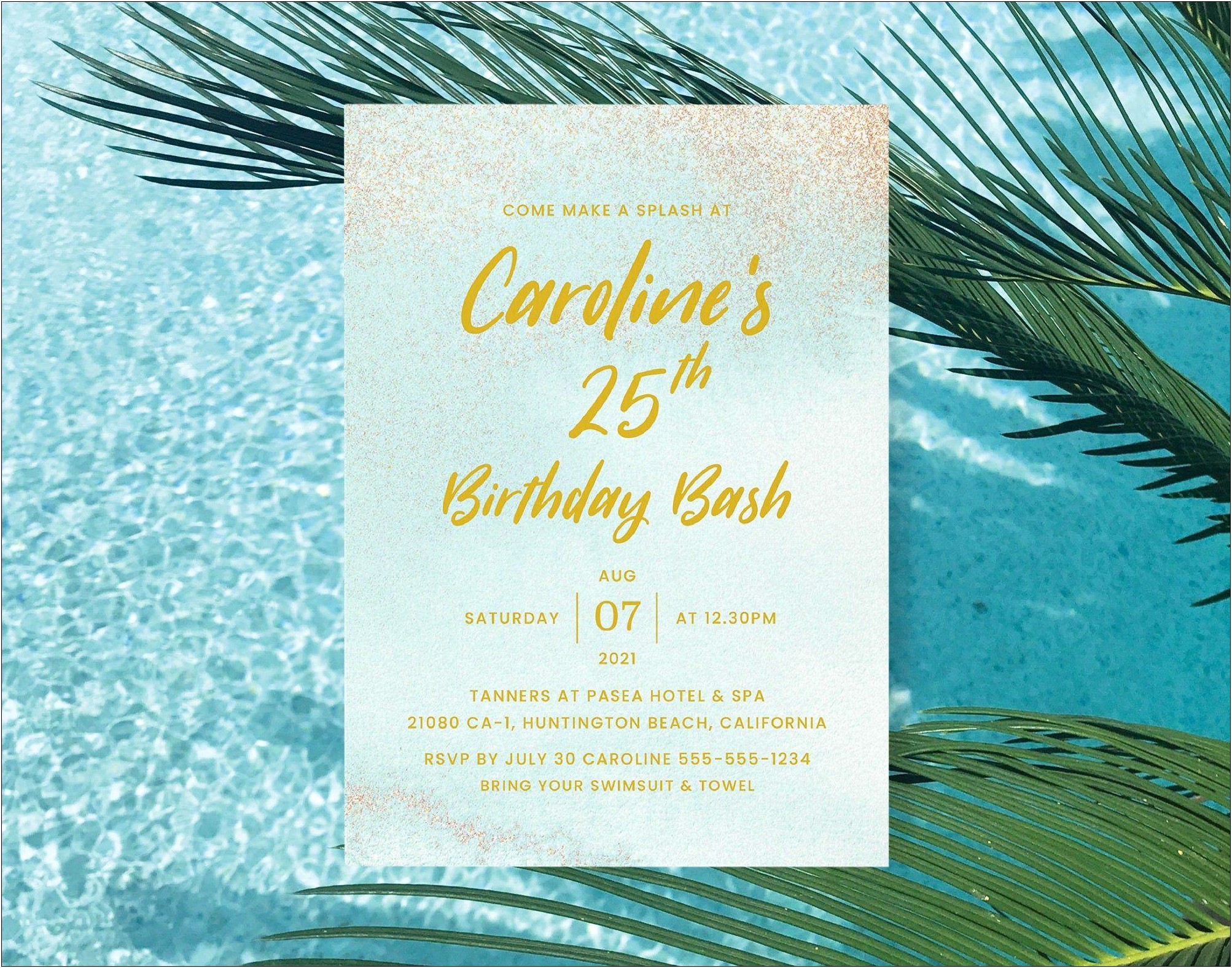 28 Beach Party Invitation Template Free