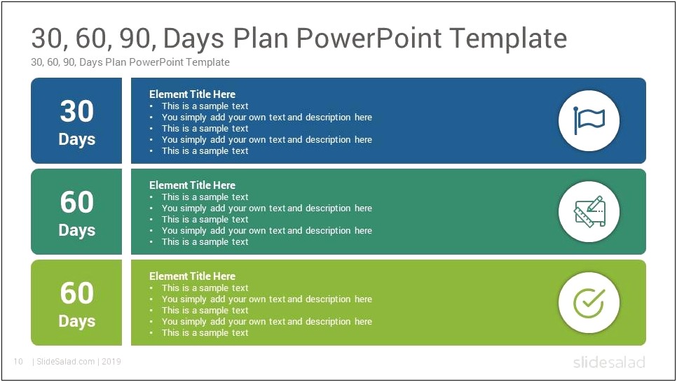 3 Year Business Plan Powerpoint Template Free