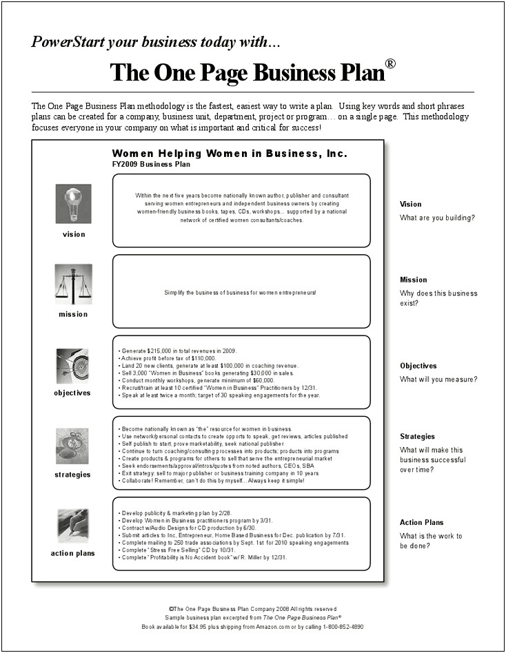 3 Year Business Plan Template Free