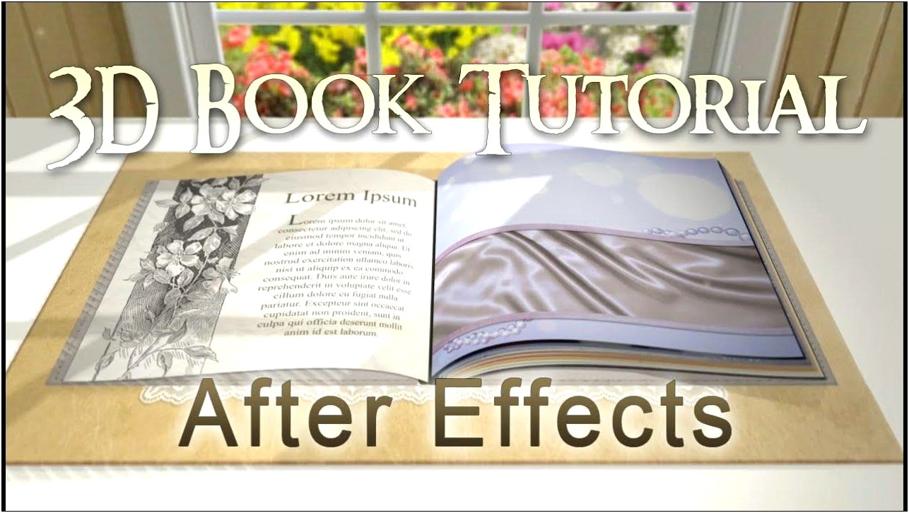 3d Book After Effects Template Free Download