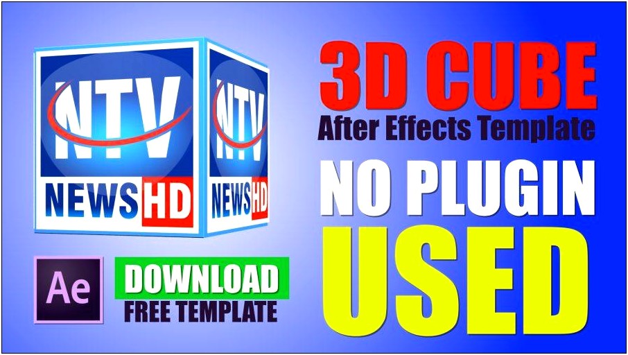 3d Logo Animation After Effects Template Free Download