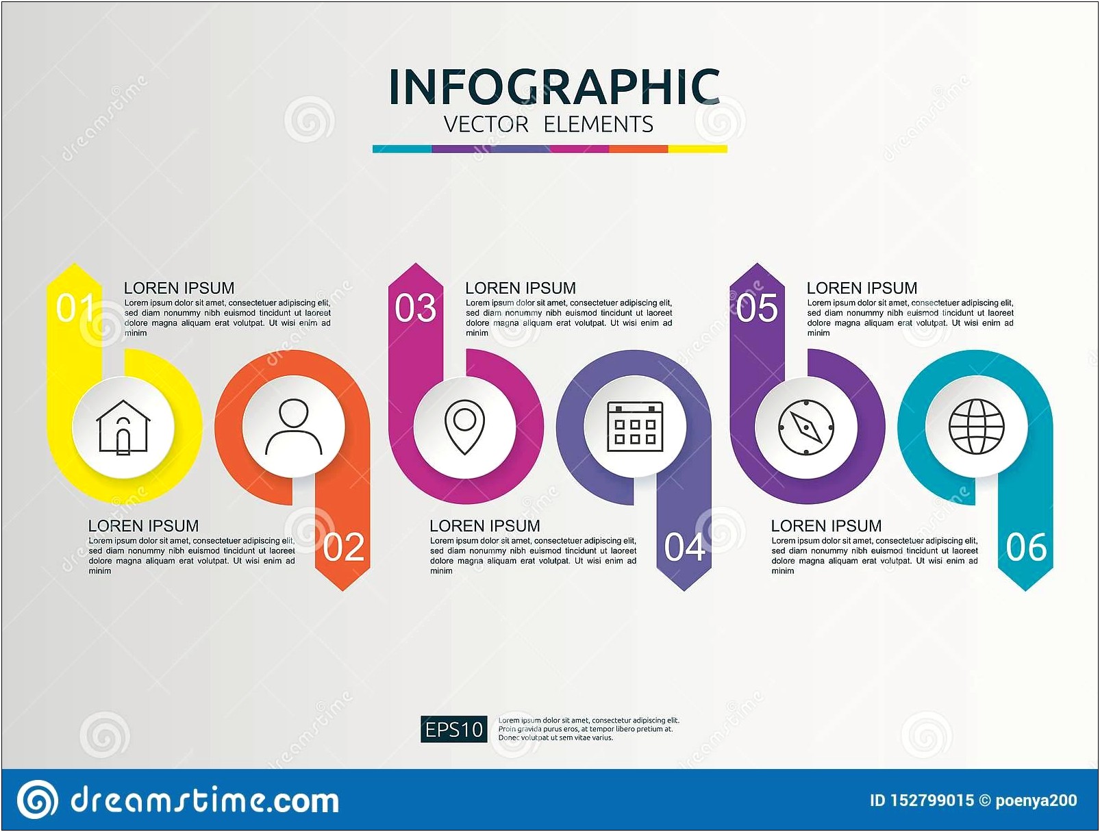 3d Paper Infographic Powerpoint Template Free Download
