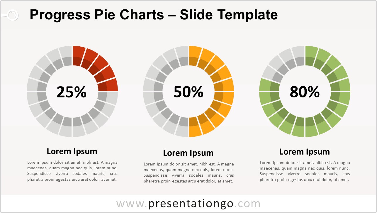 3d Pie Chart Free Powerpoint And Keynote Template