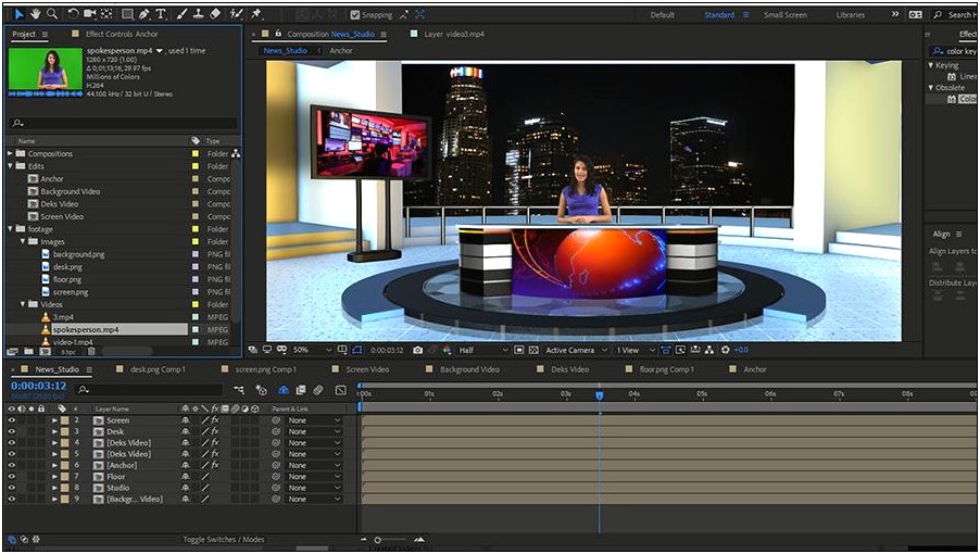 3d Virtual Studio After Effects Template Free Download