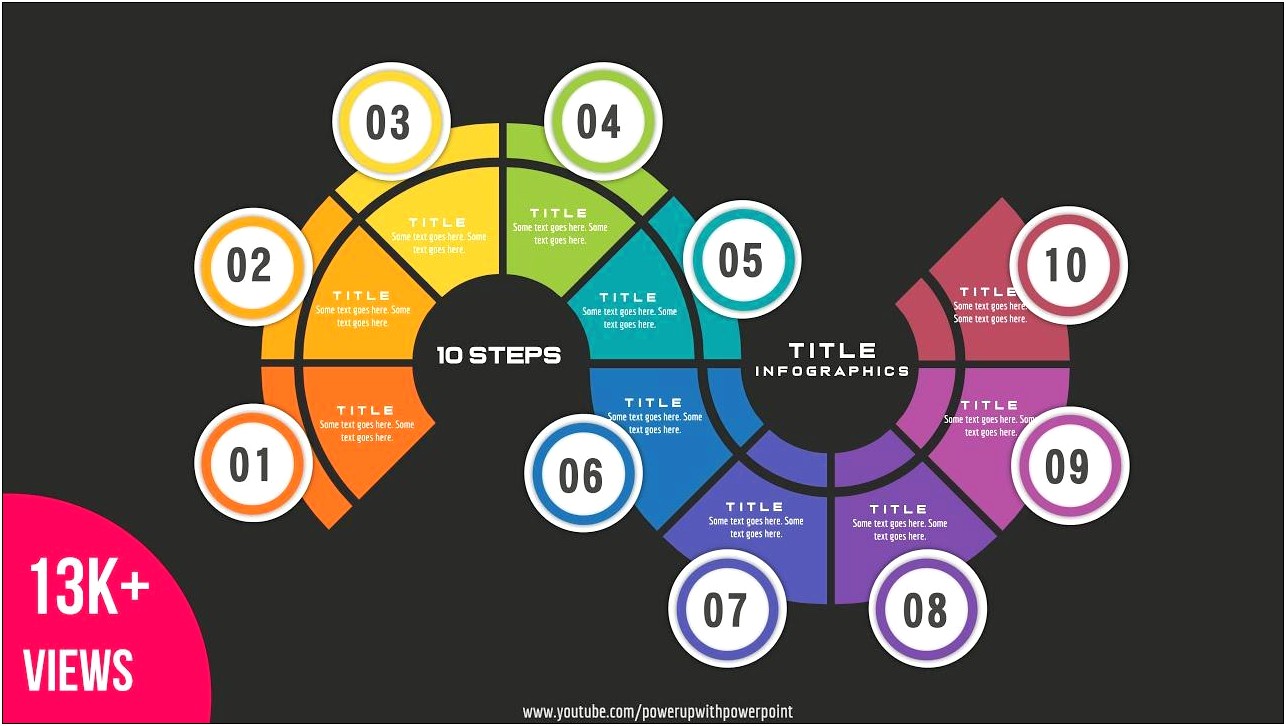 4 Step Circular Process Powerpoint Template Free