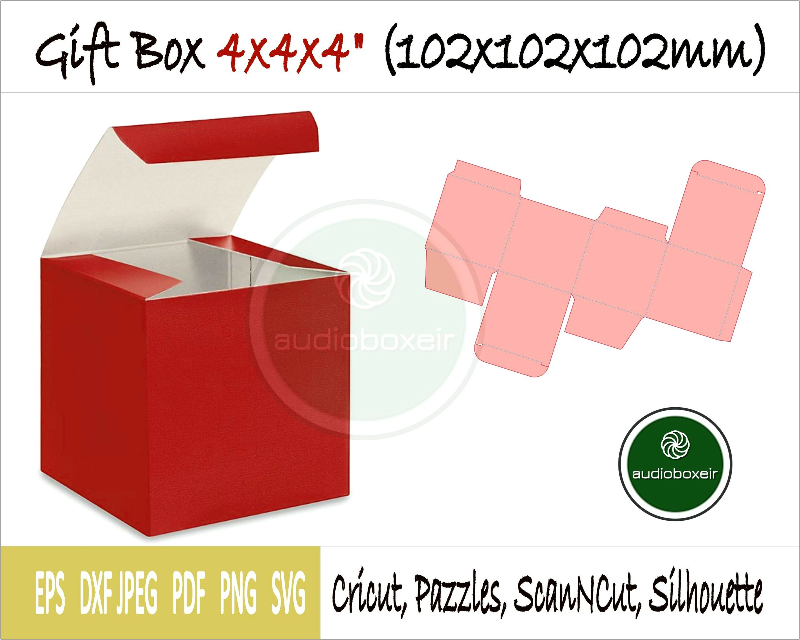 4 X 4 Box Template With Insert Free