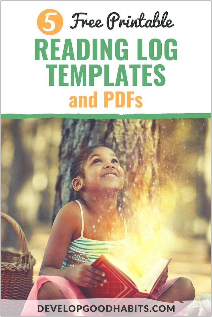 5 Free Reading Log Templates For Kids