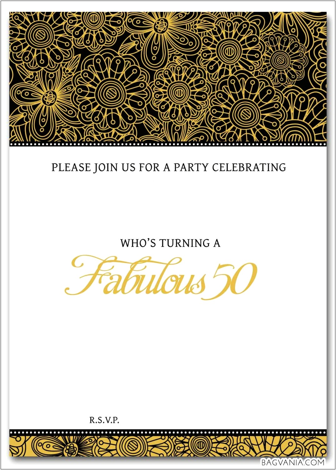 50th Birthday Invitations Templates Free Download Uk