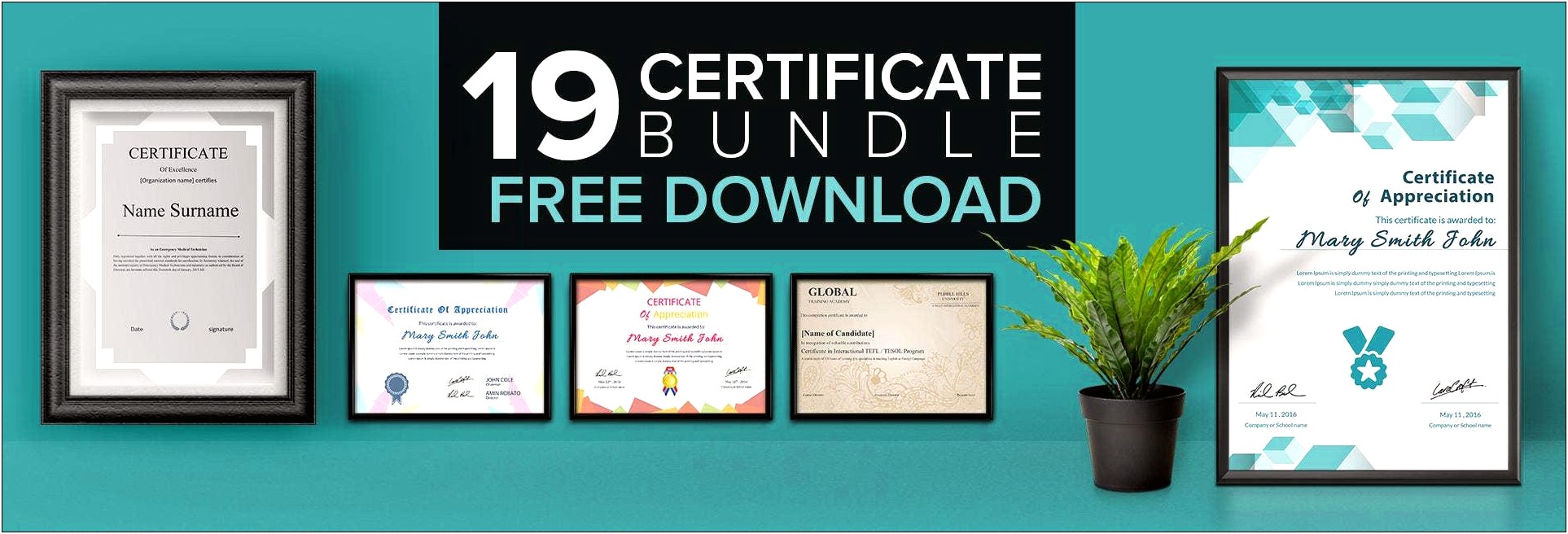 7 Certificates Of Completion Templates Free Download Hloomhloom