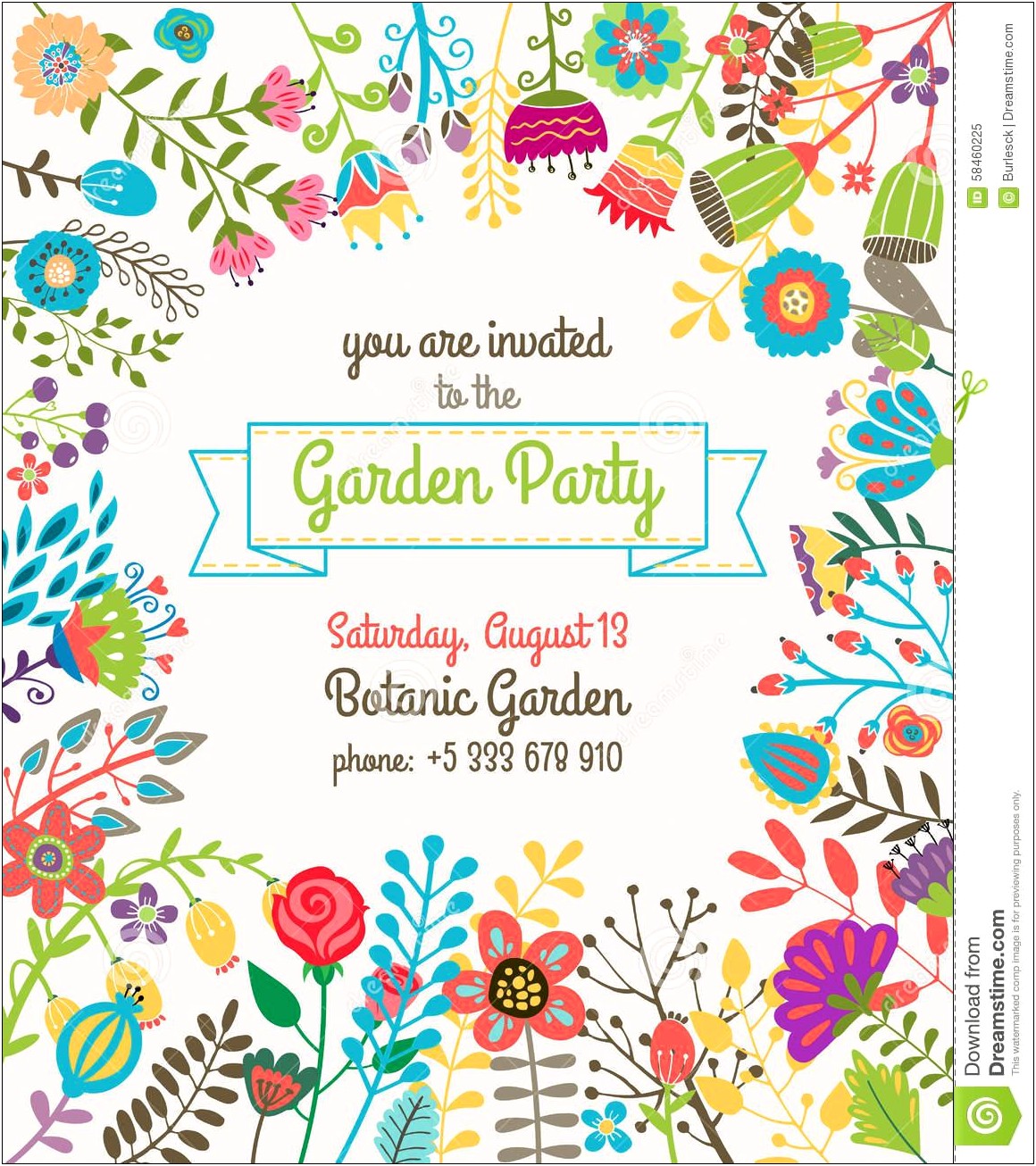 70's Party Invitations Templates Free