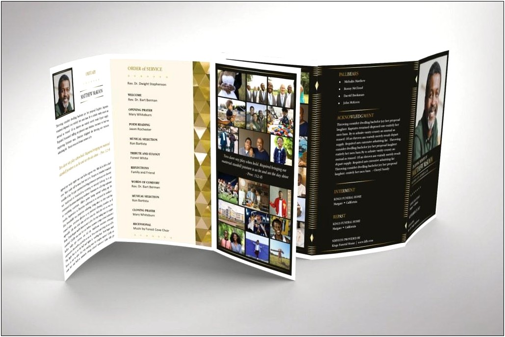 8.5x14 Trifold Template Free Download Publisher