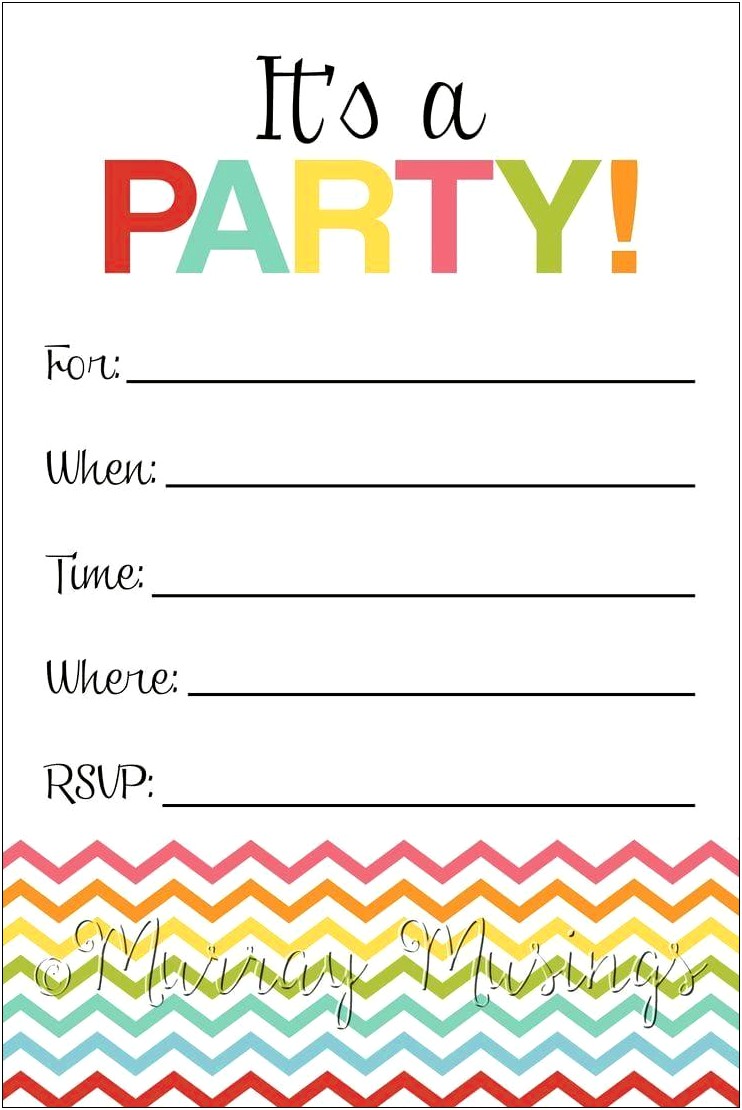 90th Birthday Party Invitations Free Template