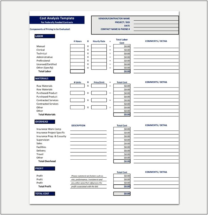 A Free Cost Benefit Analysis Template Here