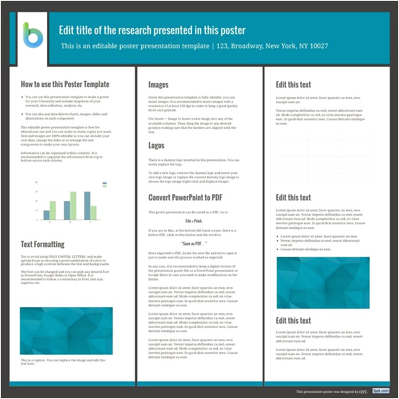 A1 Poster Presentation Template Free Download