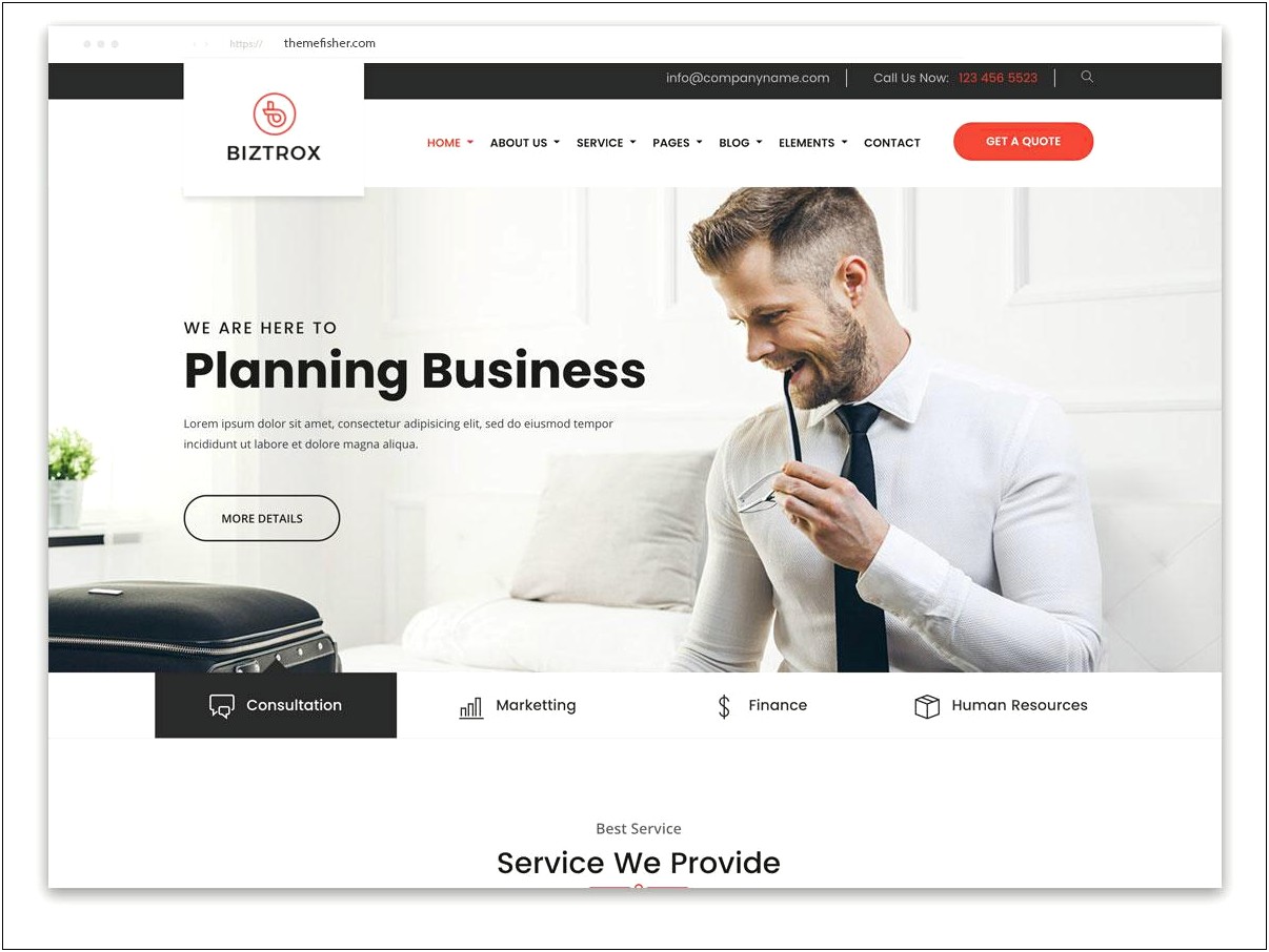 About Us Page Bootstrap Template Free