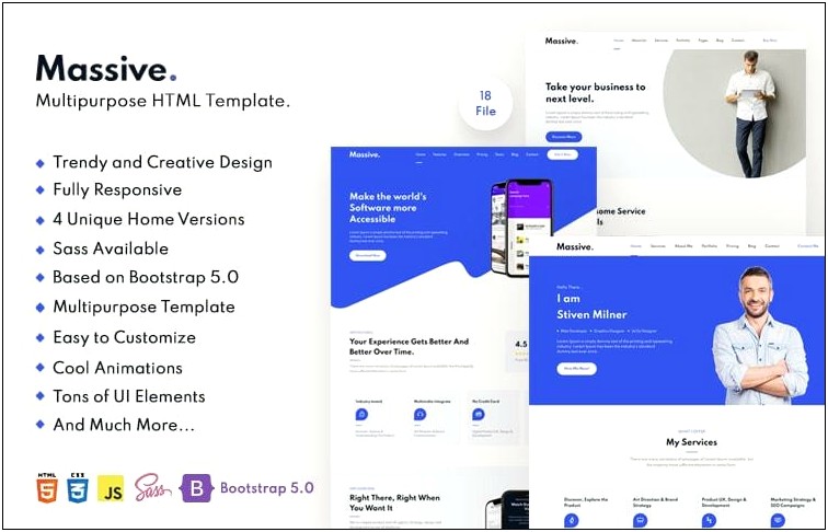 About Us Page Free Template Bootstrap