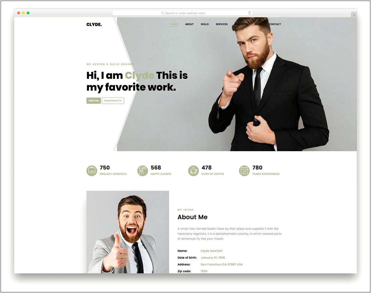 About Us Page Template Bootstrap Free Download