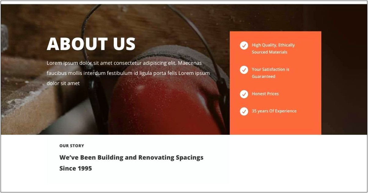 About Us Page Template Free Download