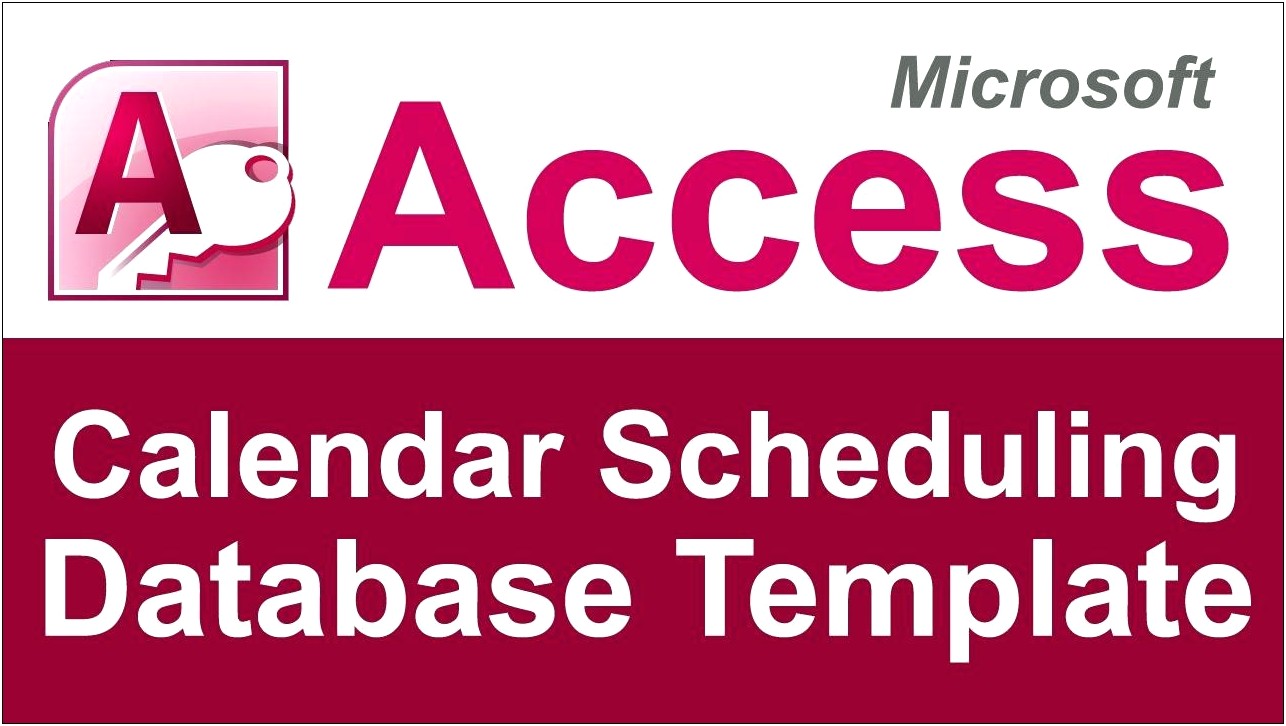Access 2013 Database Templates Free Download