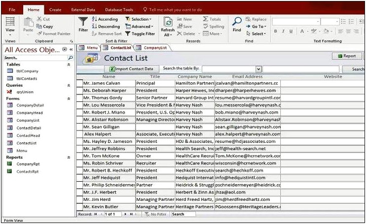 Access Computer Inventory Database Template Free