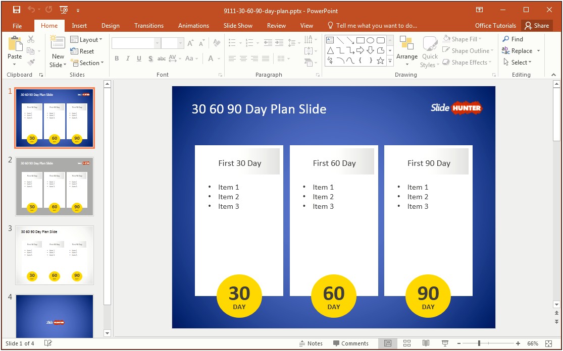 Action Plan Template Ppt Free Download