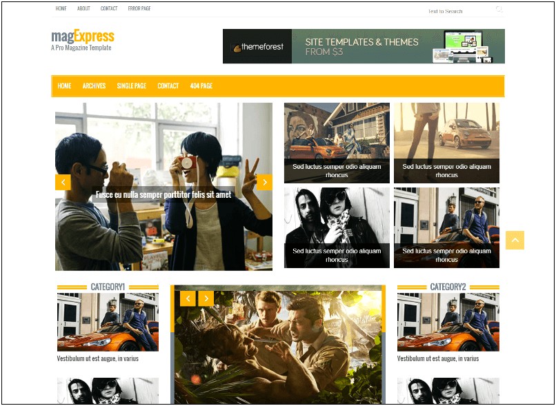 Ad.weekly Magazine Html5 Template Free Download