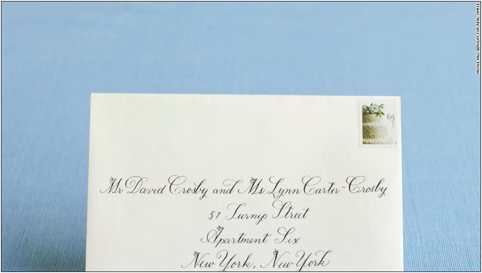 Address For Wedding For A Family Invitations