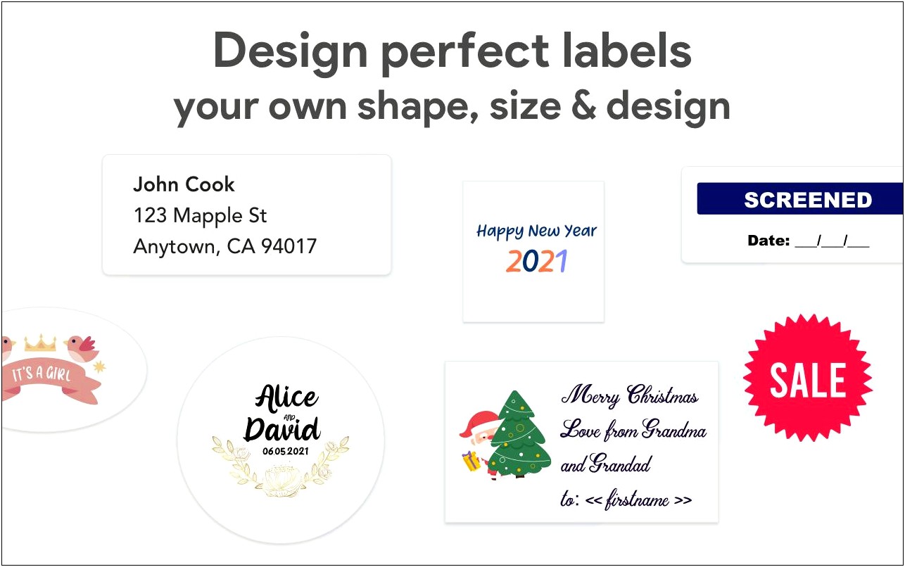Address Label Template For Pages Free
