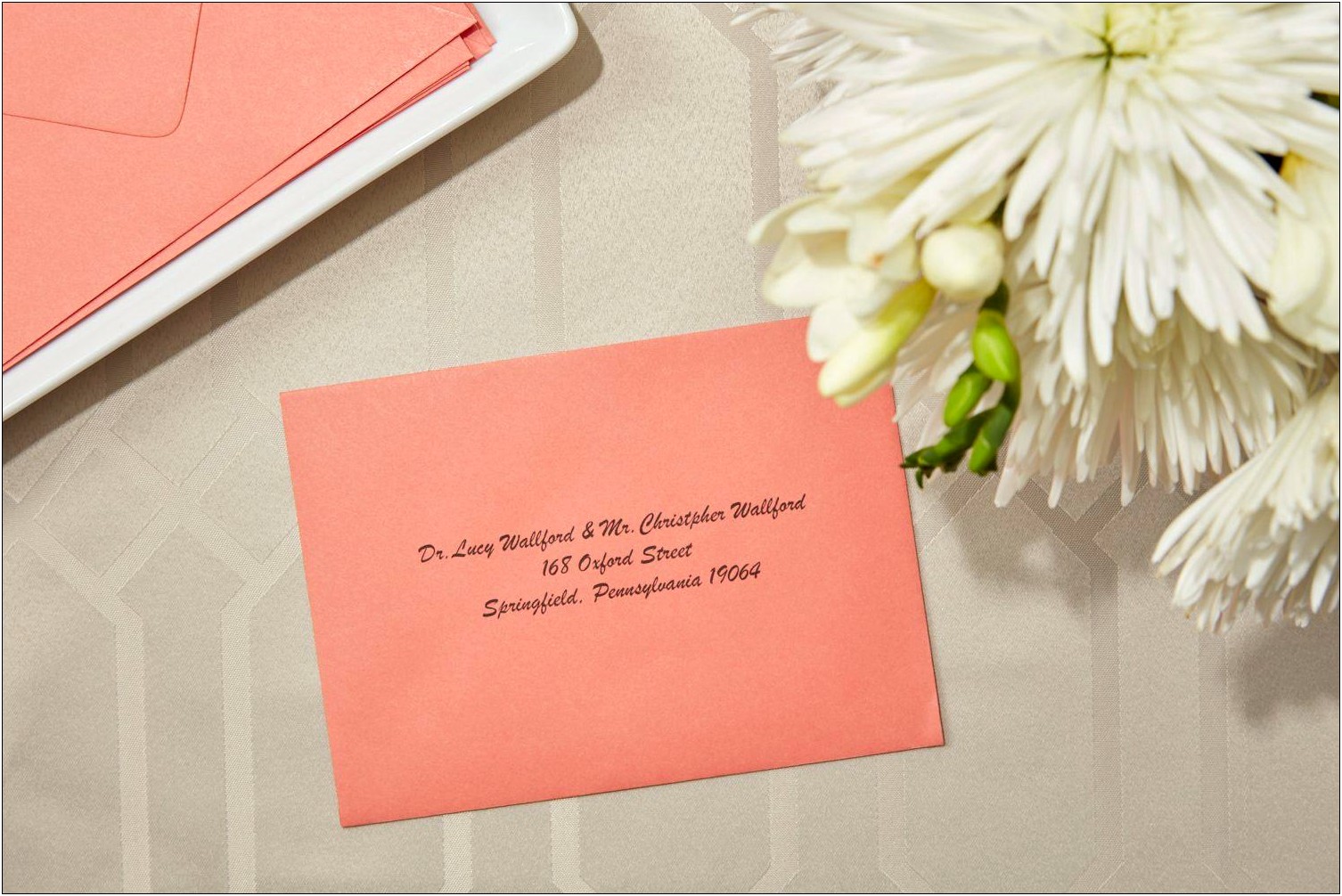 Addressing Wedding Invitations With A Guest