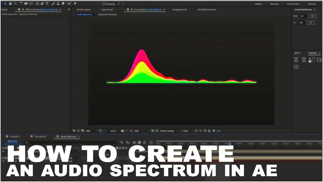 Adobe After Effects Audio Spectrum Template Free Download