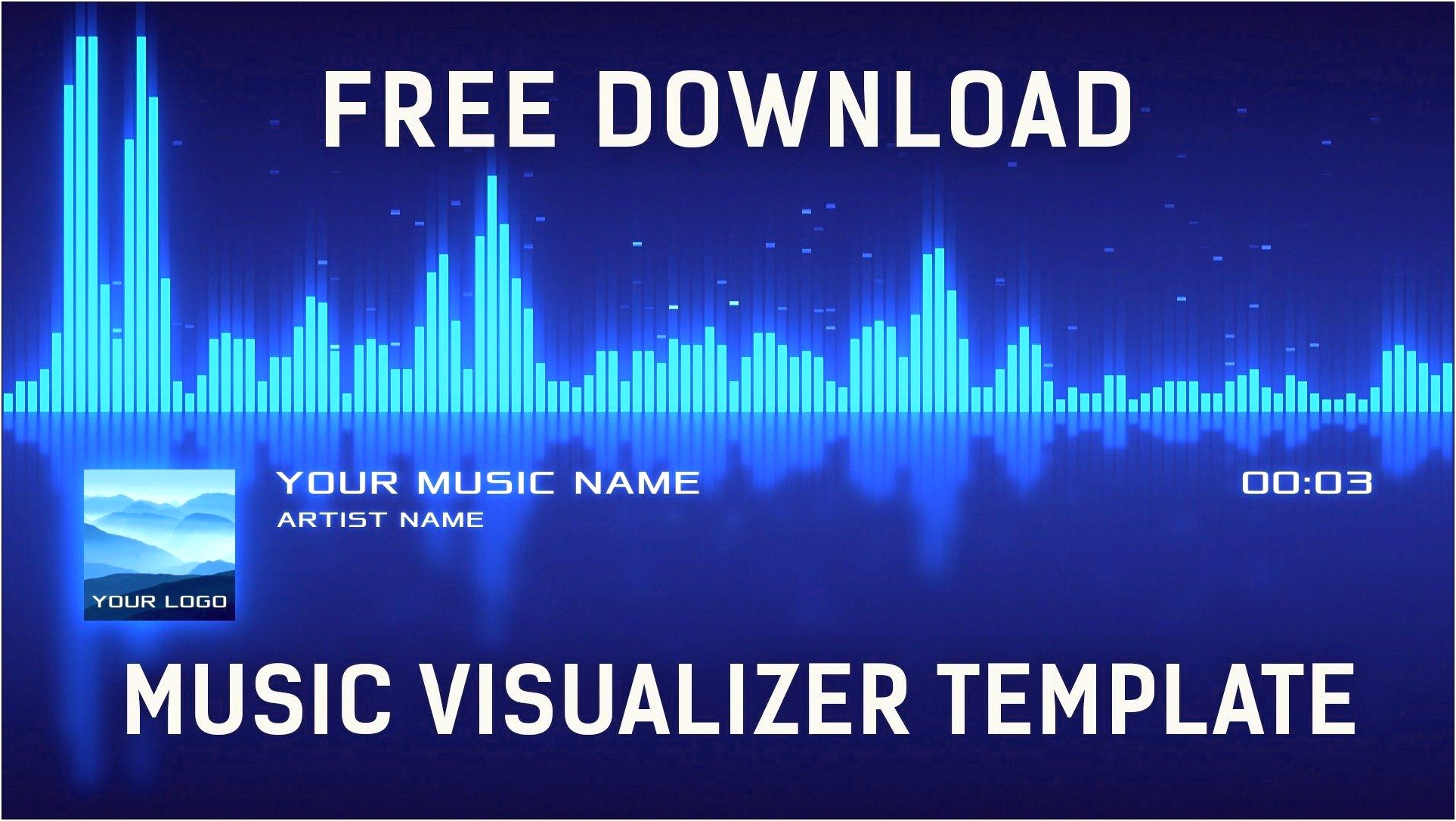Adobe After Effects Audio Spectrum Templates Free