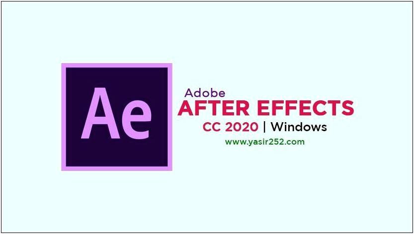 Adobe After Effects Cc Logo Templates Free Download