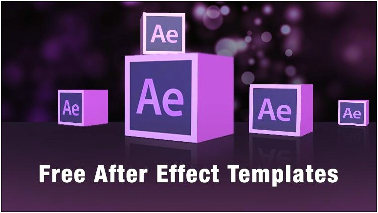 Adobe After Effects Free Title Templates