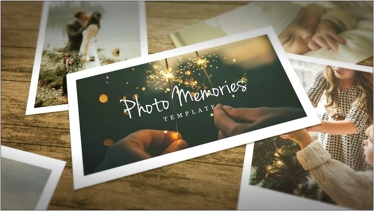Adobe After Effects Polaroid Photo Slideshow Template Free