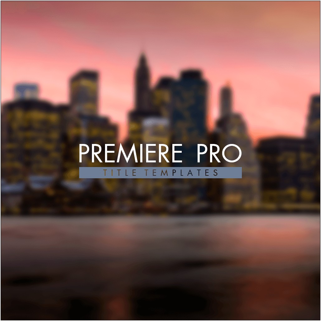 Adobe Premiere Pro Birthday Templates Free Download