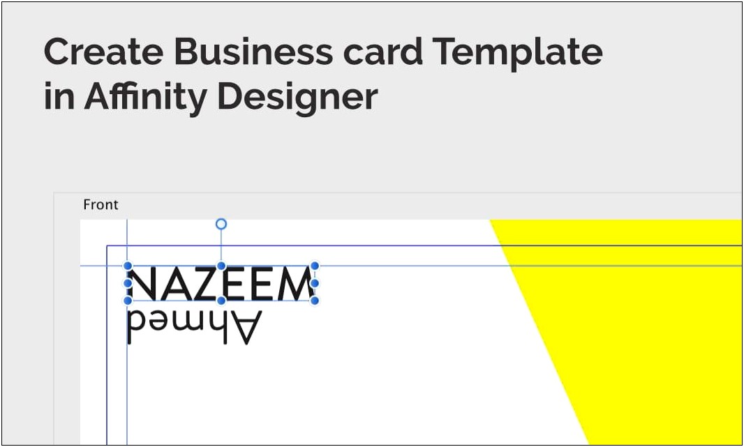 Affinity Designer Business Card Template Free Download