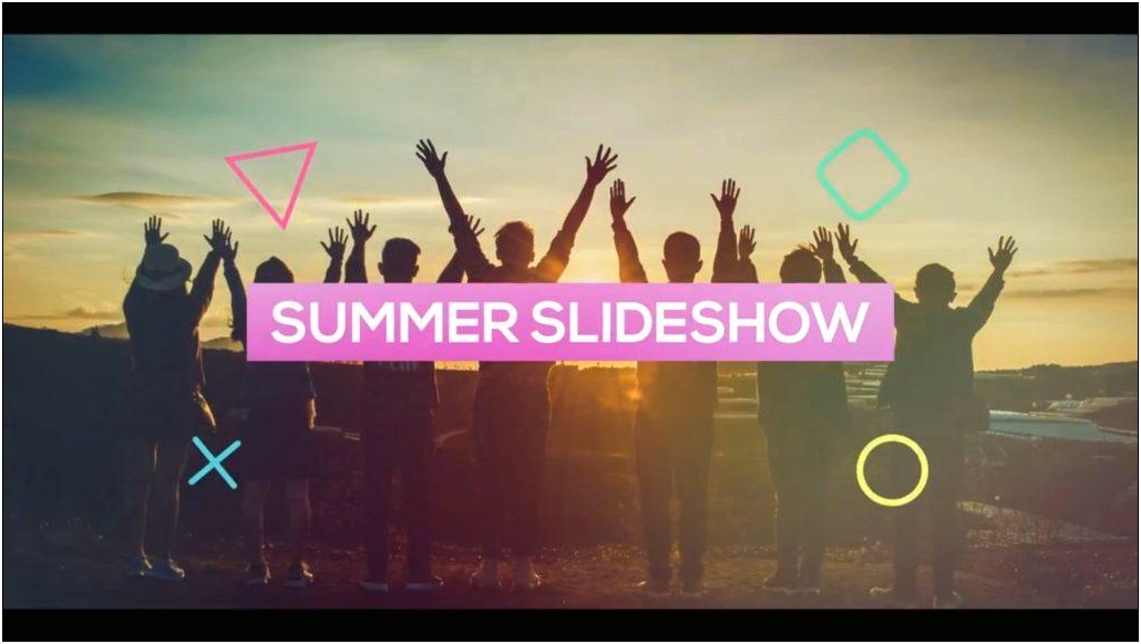 After Affect Summer Party Template Free