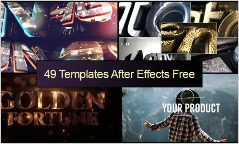 After Effect Corporate Template Free Download
