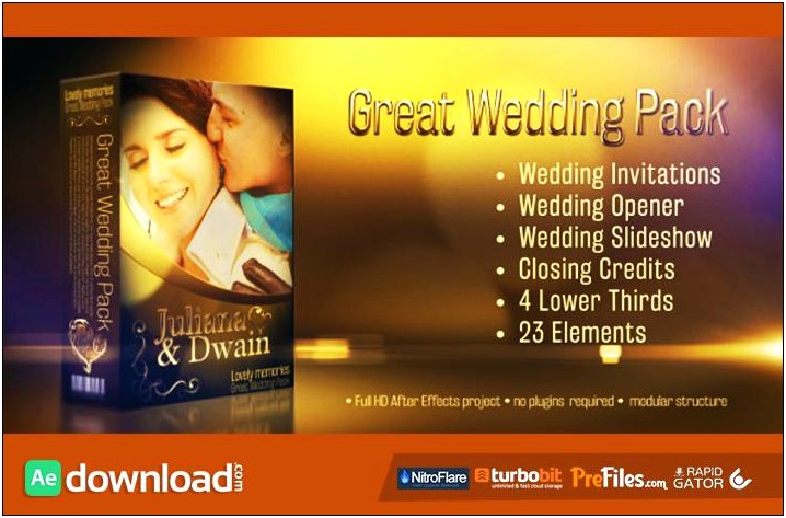 After Effect Cs5 Wedding Template Free Download