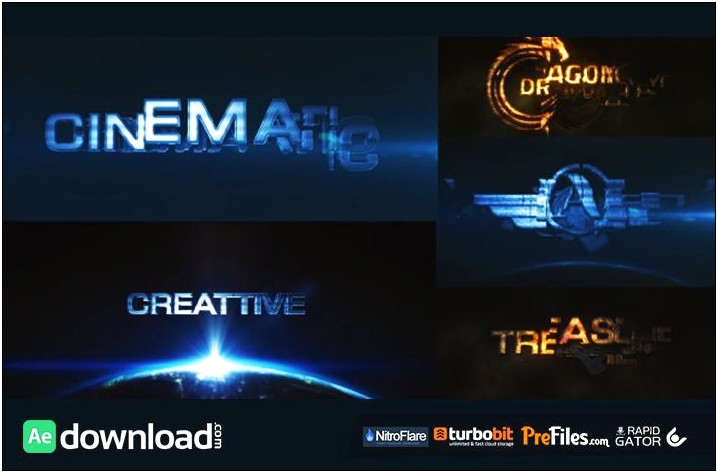 After Effect Templates Free Download Cs5